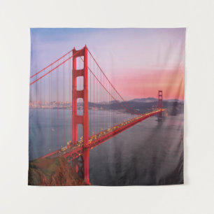 Tapete De Parede Travesseiro decorativo da ponte ouro