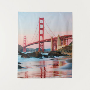 Tapete De Parede Travesseiro decorativo da ponte ouro