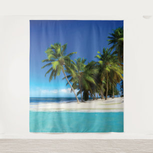 Tapete De Parede Travesseiro decorativo de praia exótico