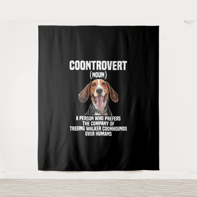 Tapete De Parede Treing Walker Coonhound Lover Dog Coontrovert (Frente)