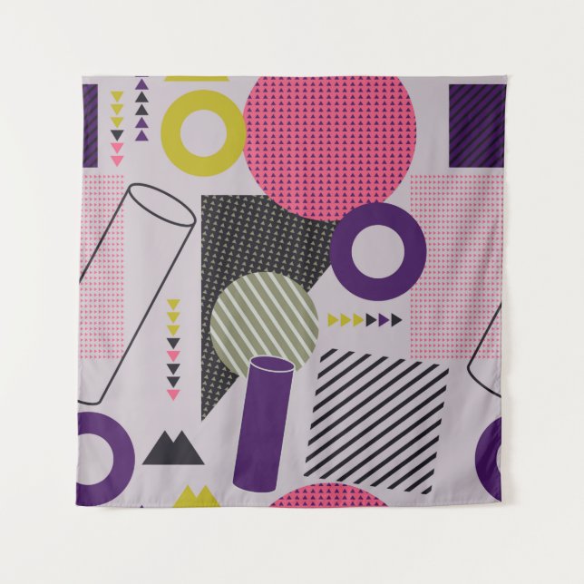 Tapete De Parede Trendy geometric flat patternpattern,style,abstrac (Frente)