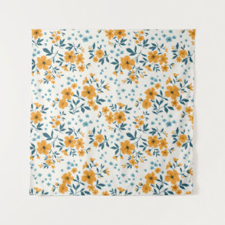 Tapete De Parede Trendy, padrão floral de vintage. Sem fim de