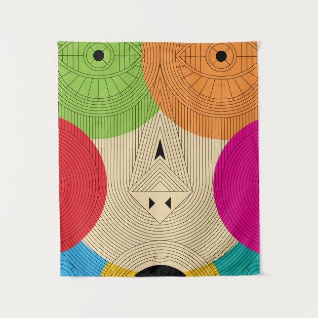 Tapete De Parede Triângulo antigo (Frente)