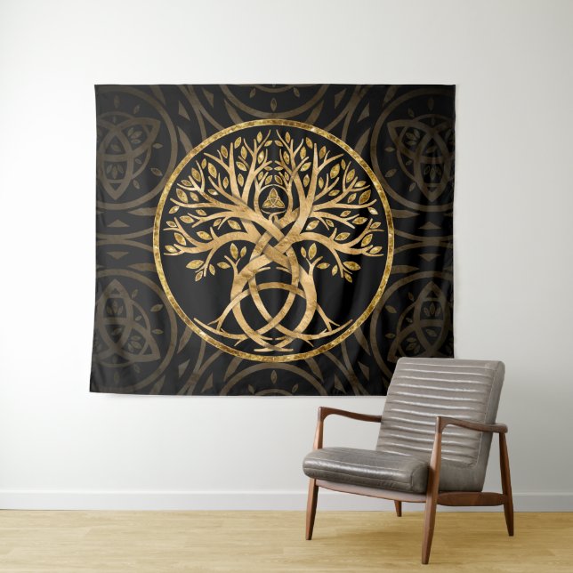 Tapete De Parede Triquetra Tree of life (In Situ (Horizontal))