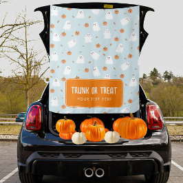 Tapete De Parede Tronco ou Tratar Banner de Carro de Halloween