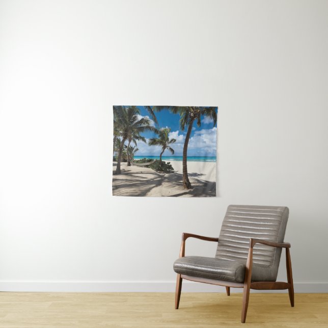 Tapete De Parede Tropical Beaches | Anguilla Beach, Palm Tree (In Situ (Horizontal))