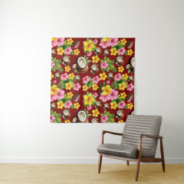Tapete De Parede Tropical Floral