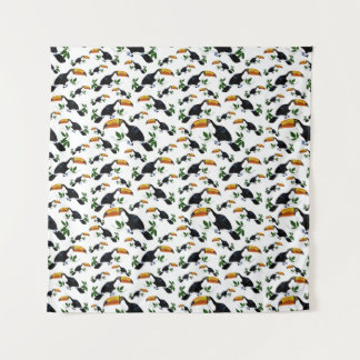 Tapete De Parede Tropical Toucans - Playful Jungle