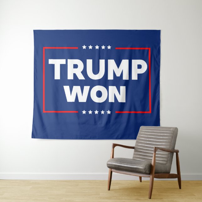 Tapete De Parede Trump Won 2024 (In Situ (Horizontal))