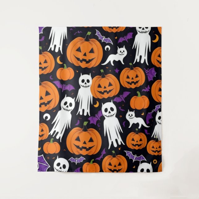 Tapete De Parede Truque Ou Tratamento (Frente)