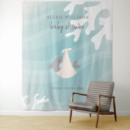 Tapete De Parede Tubarão Baby Doce