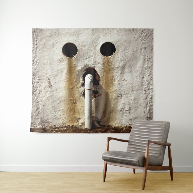 Tapete De Parede Tubo de água exposto Arte antropomórfica (In Situ (Horizontal))