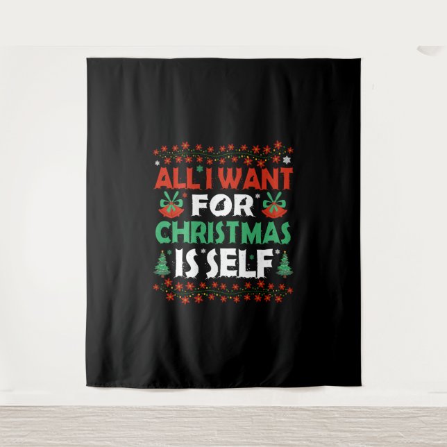 Tapete De Parede Tudo O Que Eu Quero É O Natal (Frente)