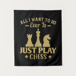 Tapete De Parede Tudo O Que Quero Fazer É Apenas Jogar Xadrez.