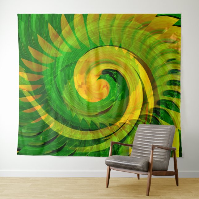 Tapete De Parede Twirling Bloom... (In Situ (Horizontal))