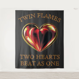 Tapete De Parede Two Hearts Beat As One Twin Flames Soulmates Love