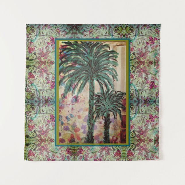 Tapete De Parede Two Palm Trees (Frente)