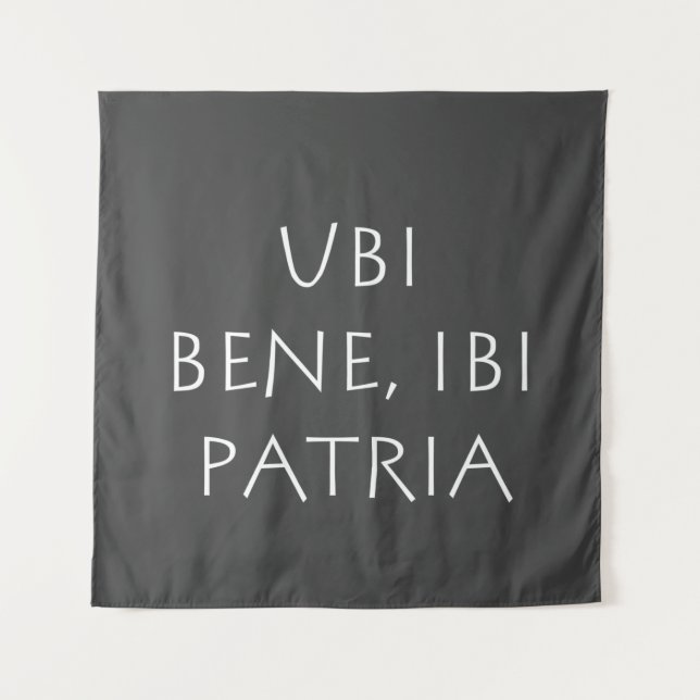 Tapete De Parede Ubi bene ibi patria (Frente)