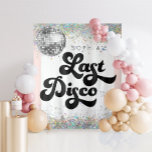 Tapete De Parede Última Confetti de Backdrop de Festa de solteira D<br><div class="desc">Suas meninas vão adorar se posar na frente deste pano de fundo da discoteca! Este será o golpe da festa de solteira! Edite facilmente o nome e a data. Veja a coleção inteira para mais itens correspondentes!</div>