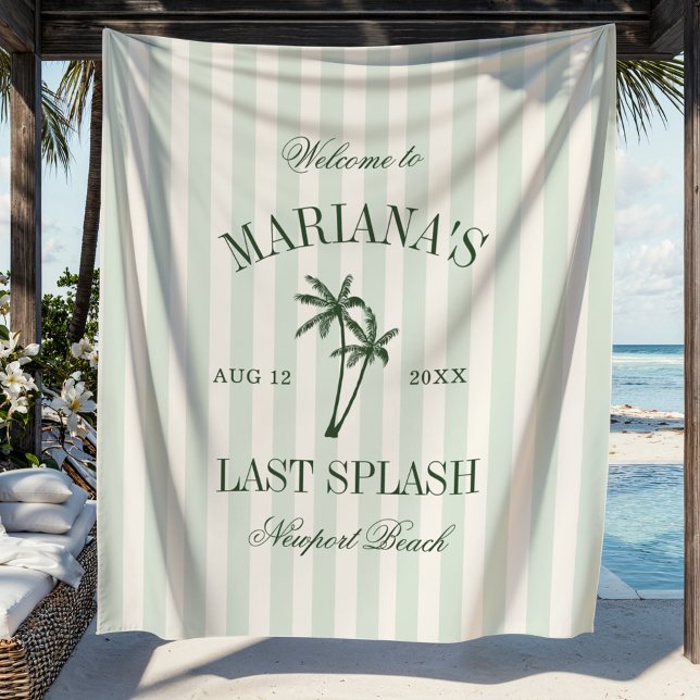 Tapete De Parede Última Despedida de Solteira Beach Palms (Criador carregado)