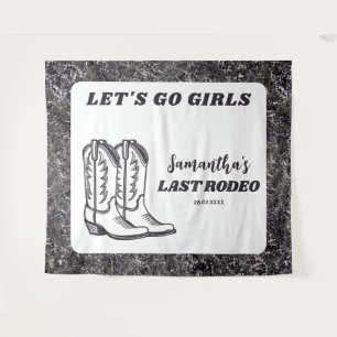 Tapete De Parede Última Festa de solteira Rodeo Ocidental de Cowgir