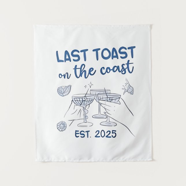 Tapete De Parede Último brinde na costa Est 2025 (Frente)
