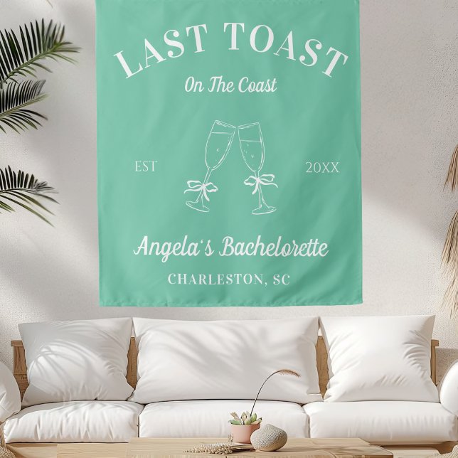 Tapete De Parede Último Brinde Personalizado na Festa de Despedida  (Criador carregado)