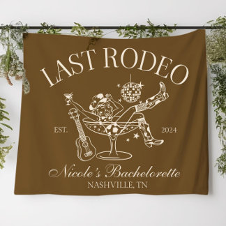 Tapete De Parede Último Estandarte de Rodeio Personalizado Parte do