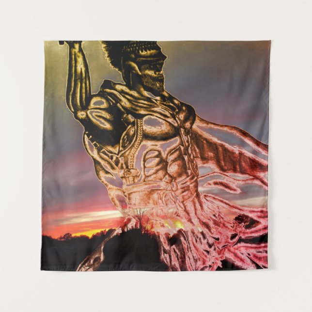 Tapete De Parede Último refúgio em terra manchada de sangue (Frente)