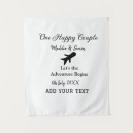 Tapete De Parede Um casal feliz, vamos começar a aventura casamento