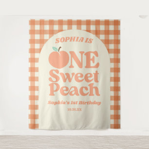 Tapete De Parede Um Doce Peach Orange Primeiro Partido primeiro ani