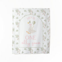 Um Estandarte Personalizado de Aniversário de Gans