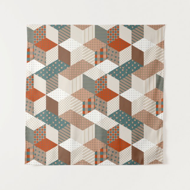 Tapete De Parede Um padrão sem falhas com estrelas. (Frente)