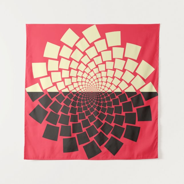 Tapete De Parede Uma flor estilizada emergente da água, ou uma asce (Frente)