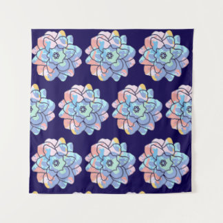 Tapete De Parede Uma flor feita de manchas de tinta