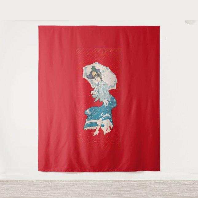 Tapete De Parede Uma margarida chuvosa (1905) Cinza Litho. Co (Frente)