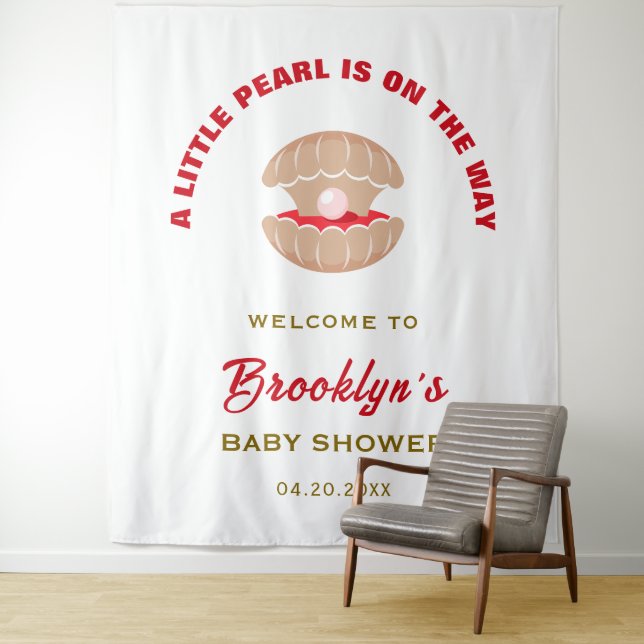 Tapete De Parede Uma Pequena Pérola Está No Caminho Do Fundo Do Chá (In Situ)