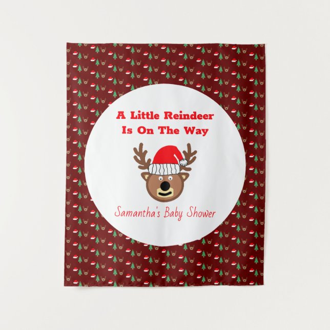 Tapete De Parede Uma Pequena Rena Está A Caminho (Frente)