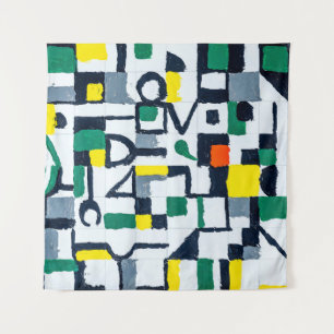 Tapete De Parede Uma Pintura De Faca De Paleta; Pintura em abstrato