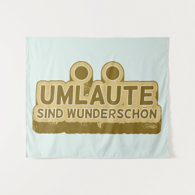 Tapete De Parede Umlaute sind wunderschön Geman Language UMLAUT (Frente (Horizontal))