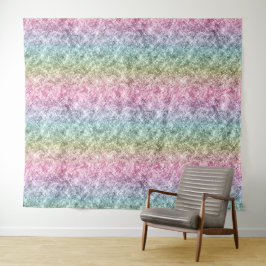 Tapete De Parede Unicorn Rainbow Sparkle