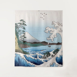 Tapete De Parede Utagawa Hiroshige - Mar ao largo de Satta, Provínc