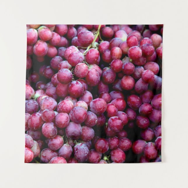 Tapete De Parede Uvas de vinho tinto (Frente)