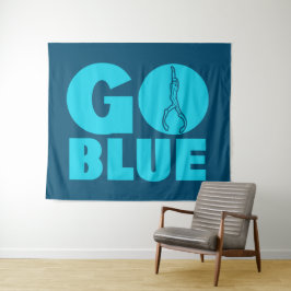 Tapete De Parede Vá para o azul