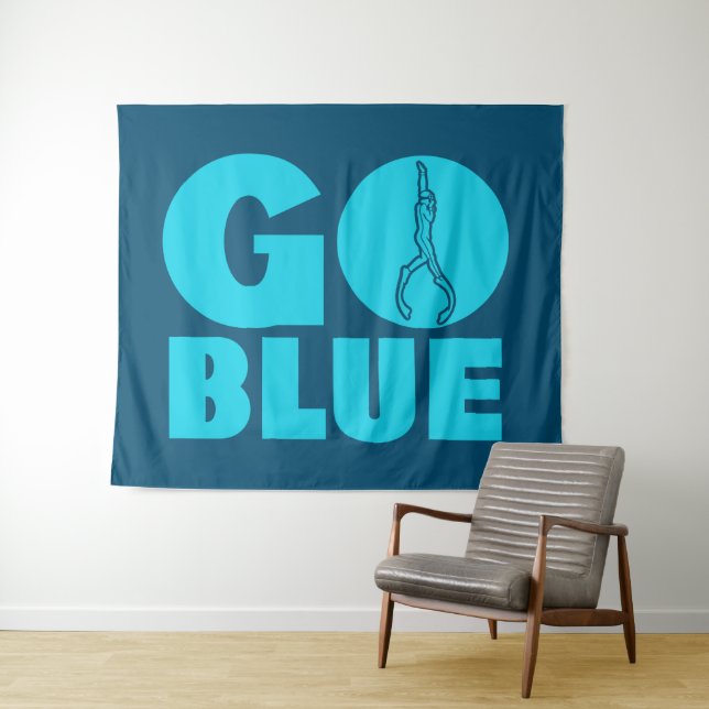 Tapete De Parede Vá para o azul (In Situ (Horizontal))