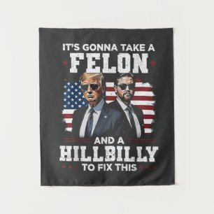 Tapete De Parede Vai levar felon e Trump Vance.