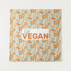 Tapete De Parede Vai Vegan! Flores retrorreflectoras bonito mudas n