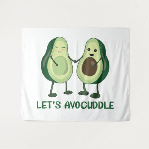 Tapete De Parede Vamos Avocuddle - Engraçado Avocado Pun