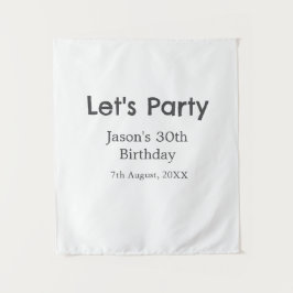 Tapete De Parede Vamos festejar feliz aniversário de 30 anos simple