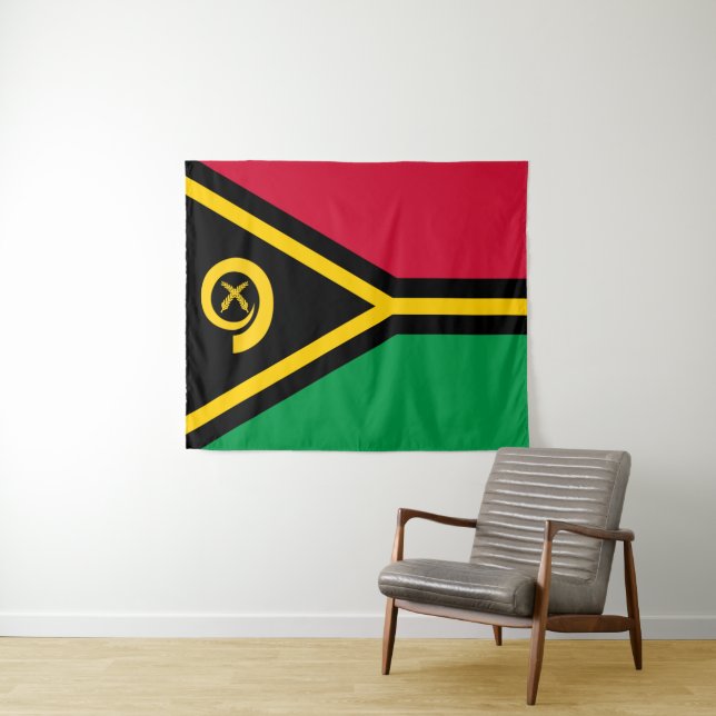 Tapete De Parede Vanuatu Flag (In Situ (Horizontal))